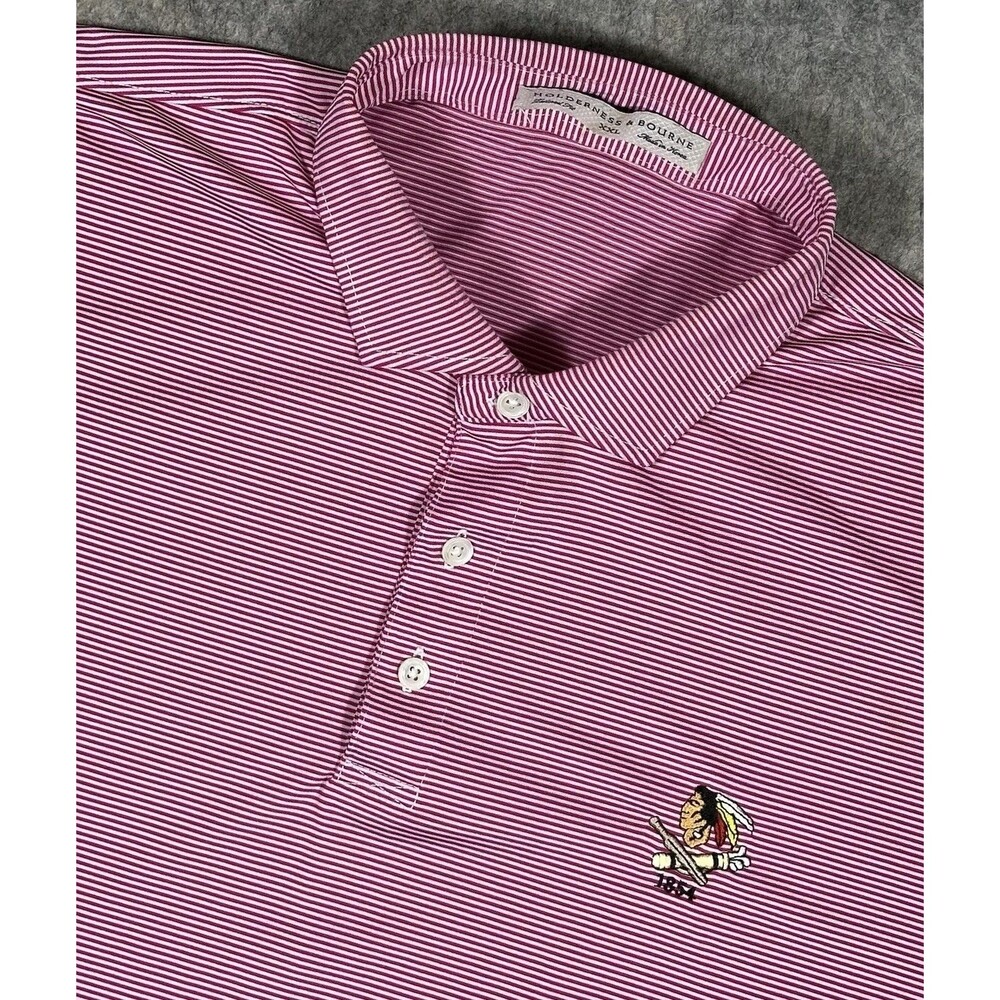 Holderness Bourne The Perkins Polo Shirt Mens XXL Philadelphia Cricket Club Golf